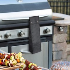 Waterproof 600D Grill Storage Bag Hanging Design for BBQ Tools 16x16x51cm