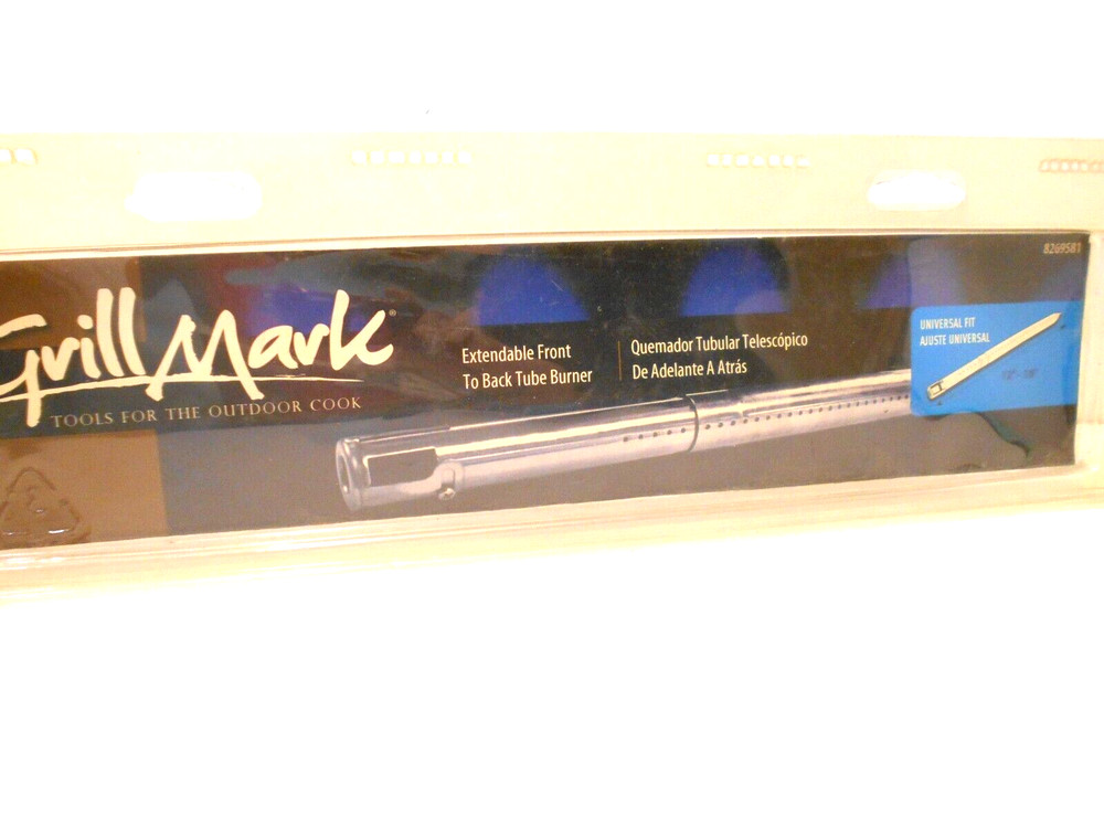 GrillMark 8269581 Extendable Front To Back Tube Burner 13″ – 18″ Universal Fit
