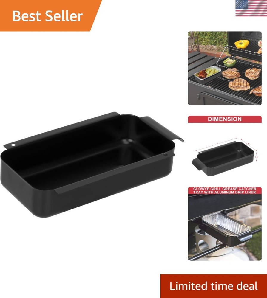 Versatile Grease Catch Pan for Char-Broil Gas Grills – Rust-Resistant 7×3.5 in