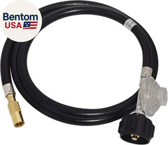 6 FT Propane Adapter Hose Regulator Kit for Blackstone 17In and 22In Tabletop Gr
