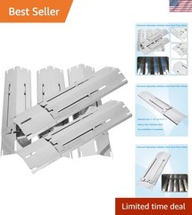 Stainless Steel Universal Heat Tent Set – 5-Pack, 11.75″-21″ Adjustable Length