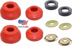 (Pair) Front Suspension Radius Arm Bushing Kit for Bronco Ranger Ford F-150 F-25