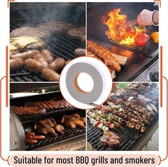 Flexible High-Temperature Smoker Gasket, 15 ft – For Superior Cooking Results