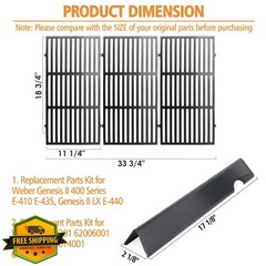 AJinTeby Weber Genesis II 400 Grates Plates