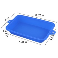 Grill with Ease 3 Packs Reusable Silicone Drip Pan Liners for Weber Grills