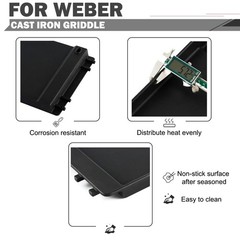 Griddle Replacement for Genesis II E-310 E-335 S-335 E-610 GS4 – Flat Top Cookin
