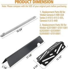 Grill Replacement Parts For Weber GS4 Genesis II E-410 S-410 Genesis II LX