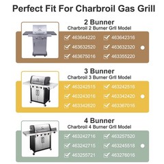 Criditpid Grill Replacement Parts for Charbroil 4 Burner 463242716 463257520 463