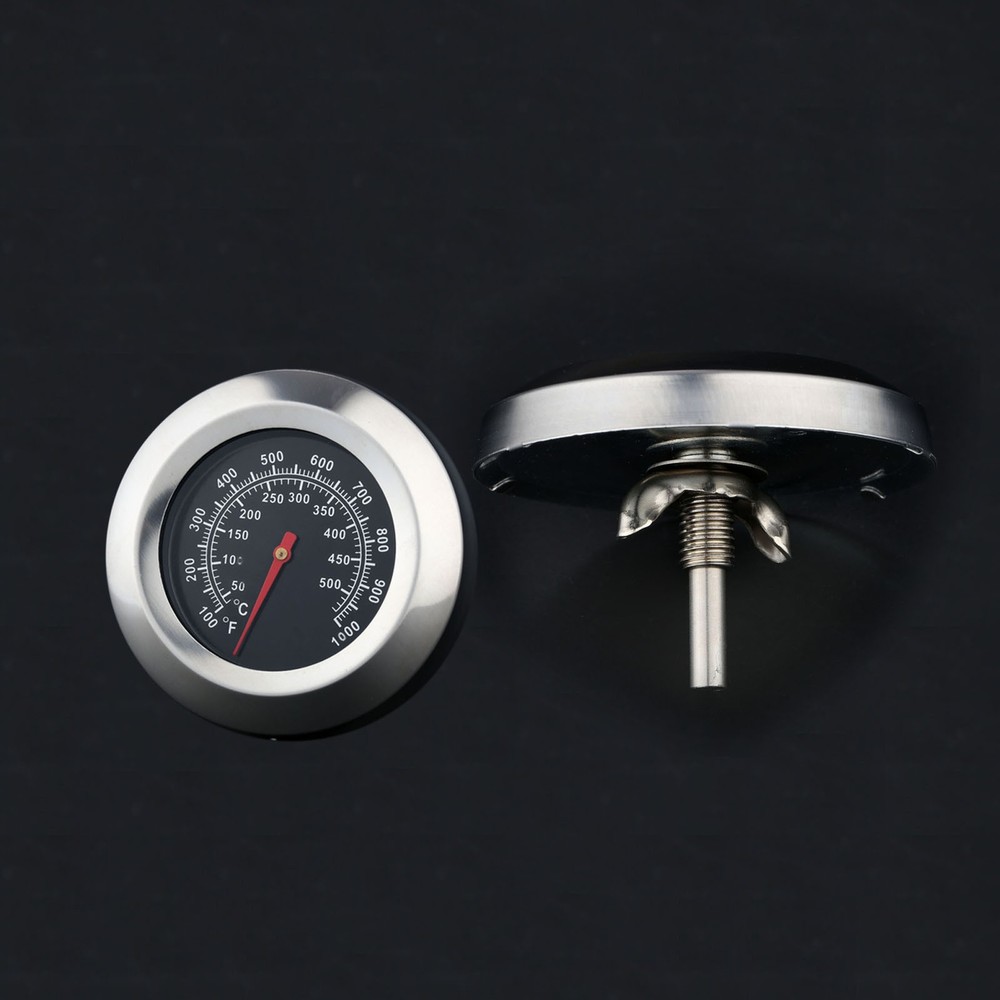 3″ Thermometer Heavy Duty SS 1000°F Cook BBQ Grill Thermometer Temperature Gauge