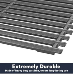 Cast Iron Gas Grill Grids 17″ X 9.5″ (x3) 28.5″ Total Width