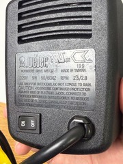Weber 199 Rotisserie Drive Motor 120 Volts 9 Watt RPM 2.5/2.8 BBQ Grill *Tested*