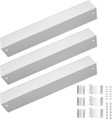 BBQ Heat Plates And Grill Hanger Brackets 18 15/16″ for Chargriller King Griller