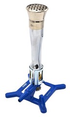 Meker Bunsen Burner, Natural Gas – Flow Control, Flame Stabilizer, Air Adjust…