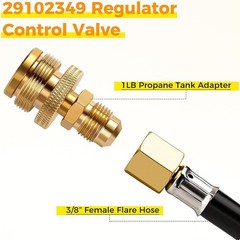 Grill BBQ Tru-Infrared Regulator Valve Compatible with CharBroil Grill2Go 2012