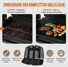 7646 7584 Grill Grates for Weber Q300/Q320/Q3000/Q3200, Cast Iron, 2-Pack