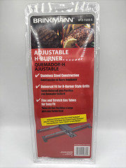 Brinkmann 812-7235-S Universal-Fit Stainless Steel Adjustable H-Burner Brand New