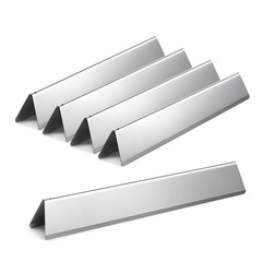 17.5″ inch Stainless Steel Flavorizer Bars for Weber Genesis 300 Series, (5pack)