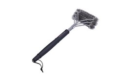 SS Brush Provides Effortless 360° Cleaning For Brinkmann BBQ Grills + Nylong Bag