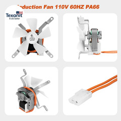 Replacement Induction Fan Kit for All Pit Boss/Traeger/Camp Chef Wood Pellet Gri
