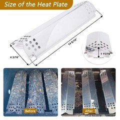 Flame Tamer Heat Shield For Nexgrill 7200864 7200864M 7200830H 2 PCS