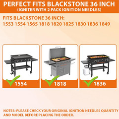 BBQ Future Grill Igniter Kit for Blackstone 36 Inch Griddle, Electronic Battery