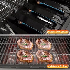 15 Inch Grill Heat Plate Shield, Burner Cover Parts for Dyna-Glo DGF510SSP, D…
