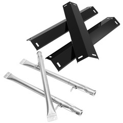 Stainless Steel Heat Plate & Burner Tube for Wood Pellet & Gas Combo Grill Parts