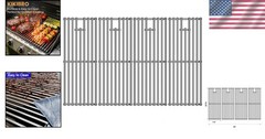 Easy-Clean Stainless Steel Grill Grates for Bull BBQ – Dimensions 19.25″x30″