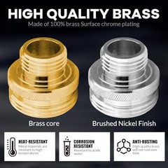 Ball End Shower Arm Adapter 1/2 Inch Male Pipe Thread Old Style Head Convert
