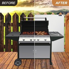 Aluminum Heat Shield Mat for Deck Fence, Railing, Grill, Stove, Oven and Refr…
