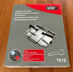Genuine Weber OEM Catch Pan Holder Kit Grease Drip Tray 7515 – Brand New Sealed