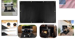 Large 4’x6′ BBQ Heat Shield – Protect Deck, Wall, Fence from Grill Heat & Stains