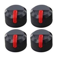 Electroplated Knobs for Cooking Set of 4 Stylish and Grill Accessories