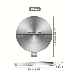Heat Diffuser Plate for Gas Stove Stainless Steel Induction Adapter Disc