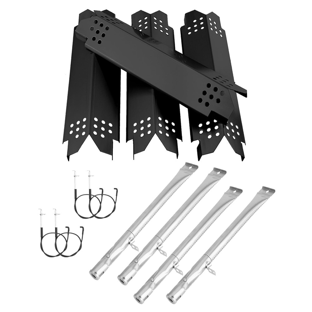 Grill Replacement Parts Kit 4-Pack Burners Heat Plates for Nexgrill 720-0830X