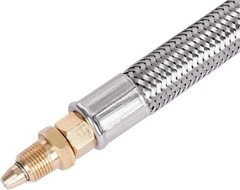 Versatile 4FT Adjustable Propane Regulator Hose with 10 PSI Pressure Control