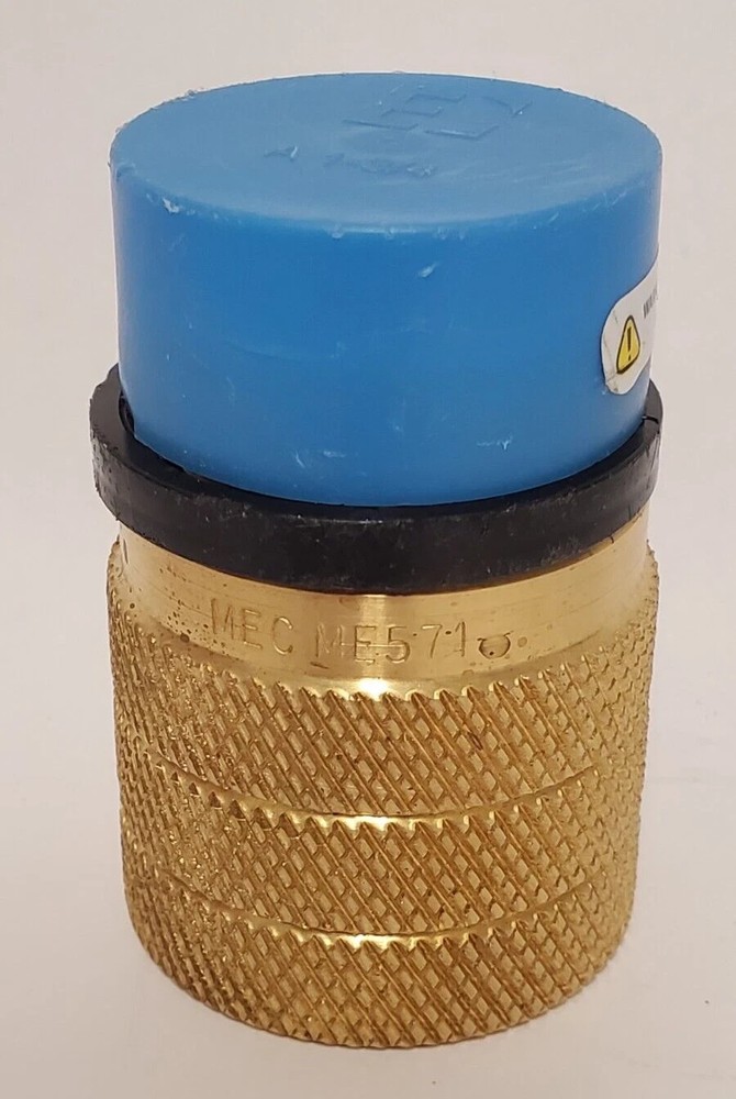 MEC ME571 1-3/4″ x 1-3/4″ Gas Swivel Fill Check Adapter Fitting Brass