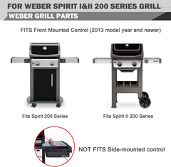 Spirit E210 Grill Replacement Parts 7635 Flavorizer Bars 69785 Burners for Weber