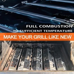Upgrade Your Ducane Grill: 5 Burner Tubes, Heat Plates & Solid Stainless Grates