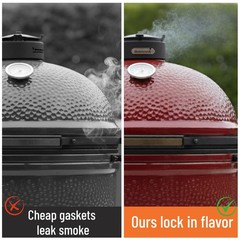 Wire Mesh Gasket 180 in Long,1-1.2in Wide, For Kamado Big
