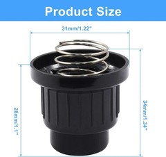 Portable 2-Pack Battery Igniter Caps with Springs – Perfect for BBQs and Grills