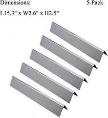 15.3 Inch Flavorizer Bar Replacement for Weber 7636,Spirit 300 E-310 E-320 Serie