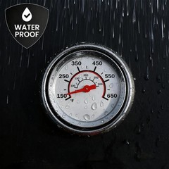 1.85″ Lid Temperature Gauge for Most of Char Broil Gas Grills, Grill Thermometer