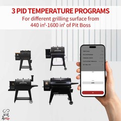 Rectangular WiFi Pellet Grill Controller Replacement for Pit Boss, Navigator