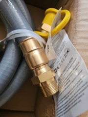 12 Ft 3/4″ NG/LP Hose for NG/LP Appliance MODEL DI01