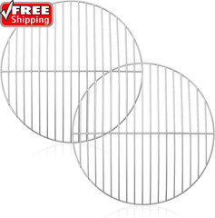 Replacement Cooking Grate for Small 13.7 Inch Charcoal Grill, round Chromed Iron