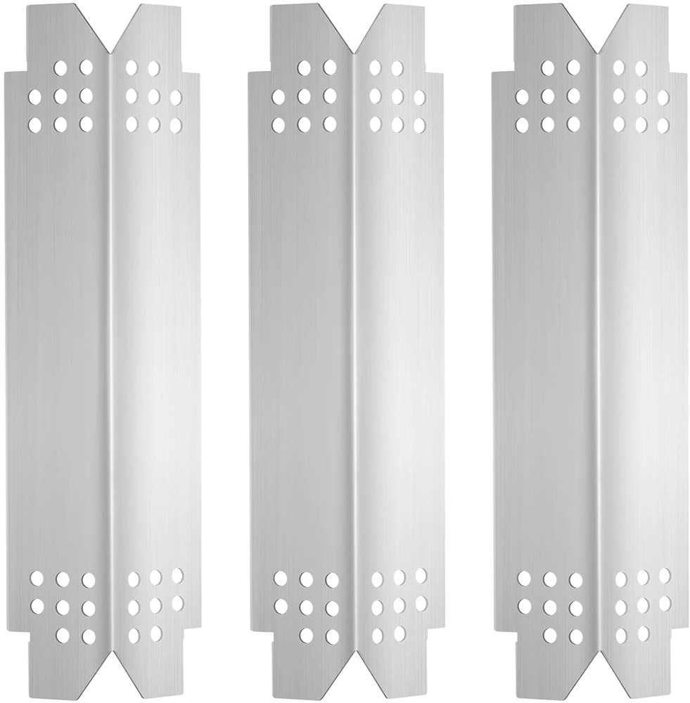BBQ Heat Plates 3-Pack Stainless Steel 14.6″ For Nexgrill BBQ Pro Backyard Grill