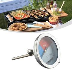 Practical Thermometer BBQ Grill 0°C To +250°C 5 / 7.5 Cm Gasgrill Outdoor
