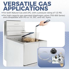 Gas Fryer Thermostat Compatible with South Bend Range 1054000 Hobart 11327