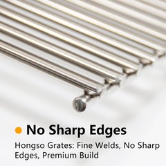 17.5″ Stainless Steel Grill Grates for Weber Spirit & Genesis BBQ Grills – Durab